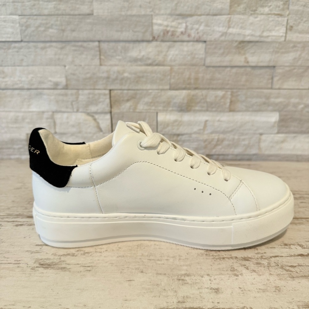 Kurt Geiger Laney Women’s White Leather Platform Sneaker Size 39EU/8-8.5US NEW - Picture 7 of 14